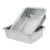 Zerodeko 2Pcs Oil Drain Pan Durable Steel Oil Drip Tray for Automotive Maintenance Engine Oil Collection Waste Oil Disposal Suitable for Various Liquids Performance