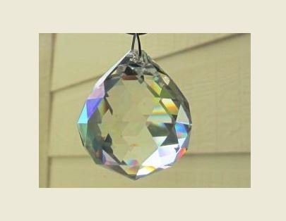 Gypsybeat Extra Large Crystal Dream 40Mm 1.57" Aurora Borealis (Ab) Crystal Prism Ball Suncatcher #TOP2