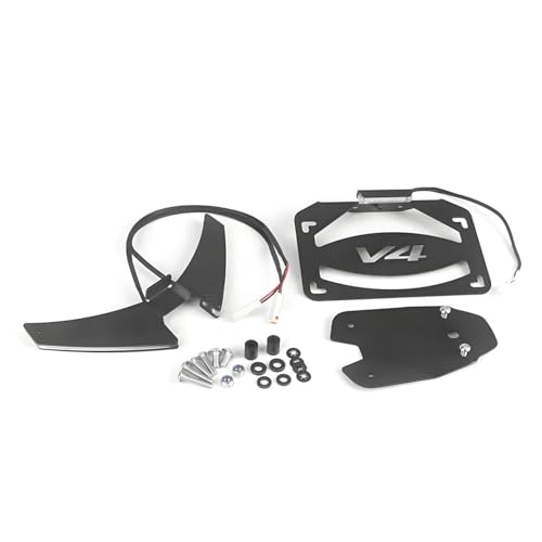 Support de plaque moto en alu CNC Panigale V4 S