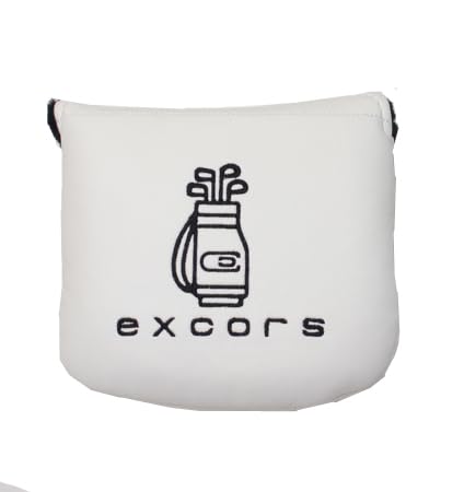 GNXRA[Y IWi excors Cart Bag Magnetic Mallet Putter Cover White }Olbg }bgp^[Jo[