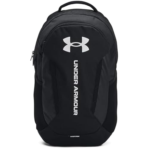 Under Armour Unisex Hustle 6.0 Backpack, 002 BLACK, OSFM