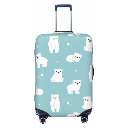 Polar Bear Travel Luggage Cover Anti-Scratch Suitcase Protector Cover 18-32 Inch