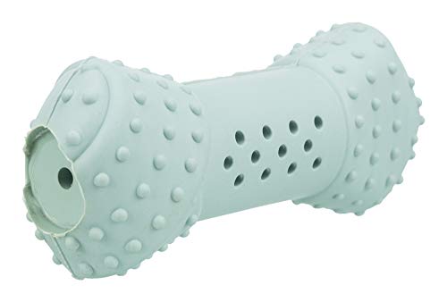 Trixie Junior Kühl-Knochen - praktisches Hundespielzeug aus Gummi für Welpen - 10 cm, Hundeknochen für extra Kauspaß - 33340