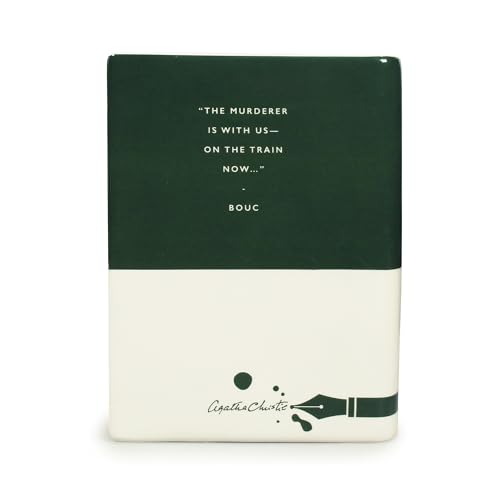Half Moon Bay Murder on the Orient Express Book Vase, Green - Image 4