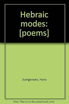 Hardcover Hebraic modes: [poems] Book