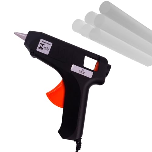 Pistola De Cola Quente Bivolt Com 2 Bastões Grosso 11mm Grande