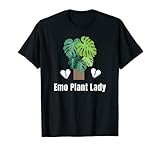 Emo and Funny Plant Lady Monstera Leaf Plants