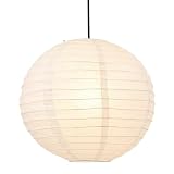 White Round Paper Lantern Lampshade, 12'x12'' Chinese Japanese Round Hanging Paper Lantern, Small Papers Lanterns Pendant Light Shade for Wedding, Restaurant, Church, Birthday Party, Home Decor