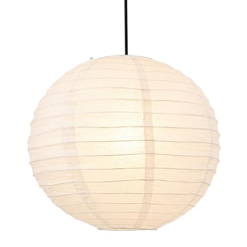 White Round Paper Lantern Lampshade 12x12 Chinese Japanese Round Hanging Paper Lantern Small Papers Lanterns Pendant Light Shade for Wedding Restaurant Church Birthday Party Home Decor