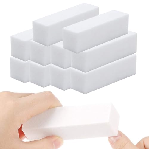 10 Pack Nail Buffer Blocks Professional 4 Way Buffing Kit for Natural and Acrylic Nails Smooth Shine File for Manicure or Pedicure Use