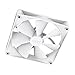NZXT F140P Static Pressure Fans - RF-P14SF-W1 - Consistent Pressure - Powerful Cooling - Long Lifespan - 140mm Fan Single Pack - White