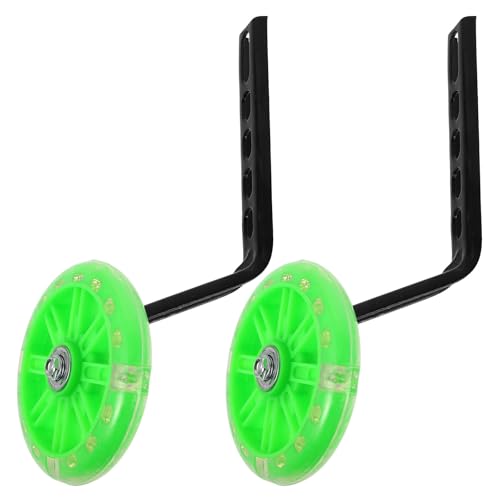 Juego de ruedas de entrenamiento para bicicleta 1 par, ruedas auxiliares resistentes para bicicletas, estabilizadores para accesorios de bicicleta, ideales para equilibrio y aprendizaje miniatura 1