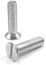 Countersunk Slotted Screw DIN 963 Stainless Steel V2A / A2 (M6 x 20, Pack of 5)