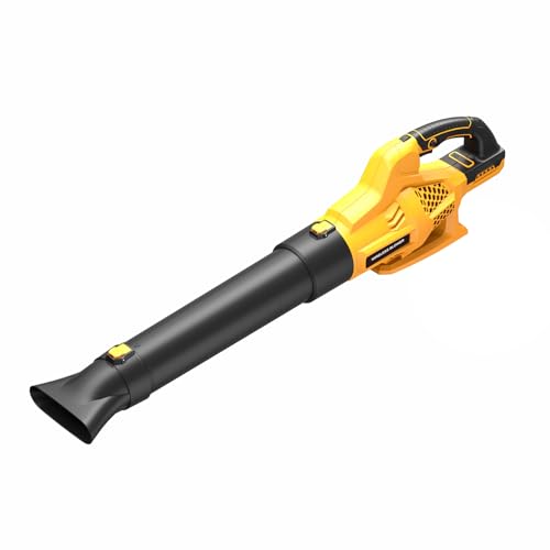 Gruecoinno Cordless Leaf Blower for Dewalt 18V Battery 500CFM/150MPH Handheld Leaf Blower for Blowing Leaves Dust Snow Lawn Care Patio Cleaning (Battery Not Included)