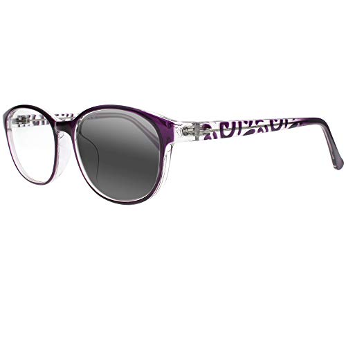 Womens Bifocal Reading Glasses Transition Photochromic Sunglasses Readers