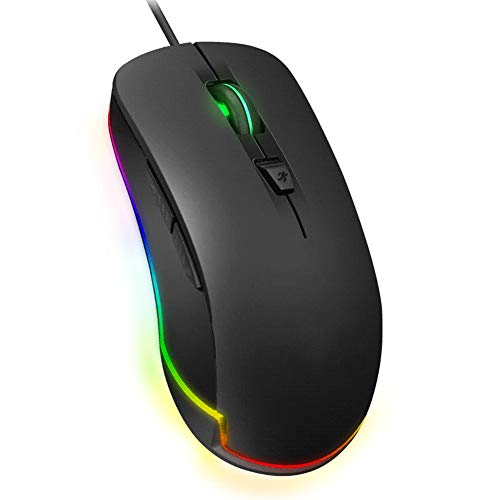 Preisvergleich Produktbild Starry sky Maus, RGB Beleuchtung verdrahtetes Spiel Makroprogrammierung DPI Einstellbare, Geeignet für Laptop Desktop-Computer-Spiele