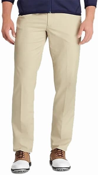 RLX Ralph Lauren Men's Tailored Fit Stretch Golf Pants Basic Sand 34 X 34