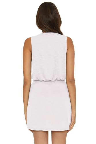 BECCA Breezy Basics Dress, Plunge Neck, Beach Cover Ups for Women3