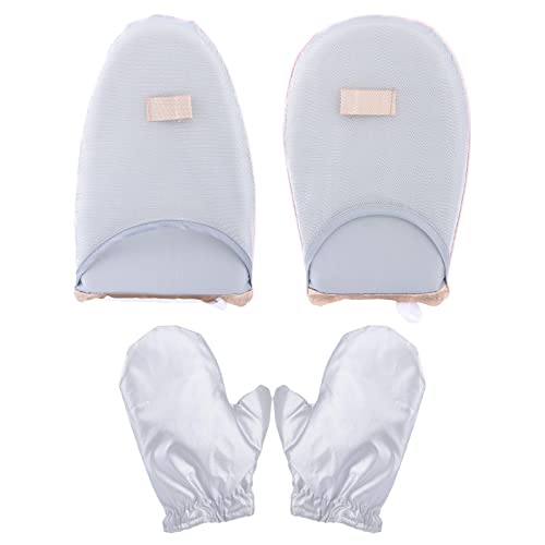 Xiaokeis Ironing Glove, Steamer Gloves, Waterproof and Steam Resistant Gloves with Finger Loops, Garment Steamer Accessories, Handheld Ironing Board, Gift for Wife Mom