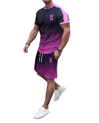 Survêtement 2 pièces pour homme vêtement sport respirant taille XL