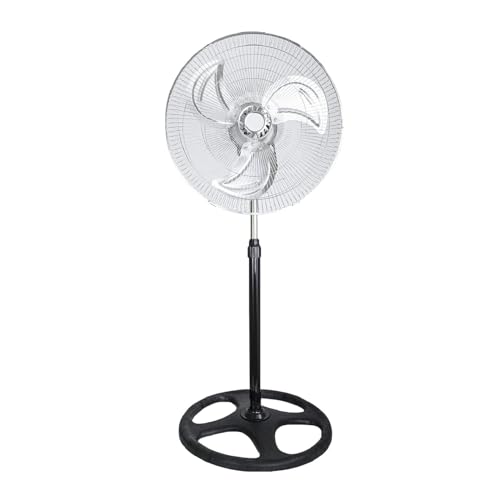 levitantes Ventilador - ventilador de pie metálico de 18 pulgadas, 3 aspas, 3 velocidades y color negro.*