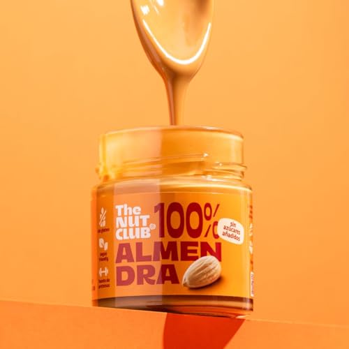 Miniatura 5 de Crema De Almendras Nacionales 180gr The Nut Club Sin Azúcares Añadidos Ni Cacahuete - 100 Almendra Tostada -Vegana Y Sin Gluten - 100 Natural
