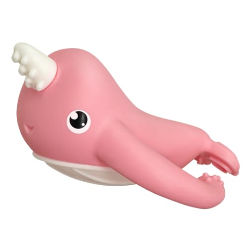 Image of Smily Mia Narwhal Silicone Baby Teething Toys for 3-6 6-12 Months, Teething Relief Toys, Food Grade Silicone Teether Baby Toys, Sensory Toys for Teething Babies, Baby Essential, BPA Free, Pink