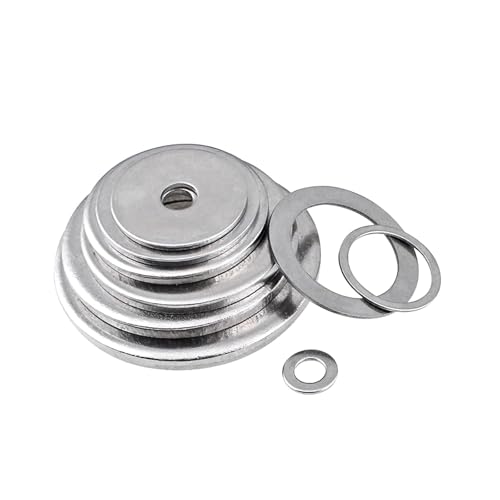Rondelle plate acier inoxydable 304 M2x5x0.5 joint méson métallique - 4