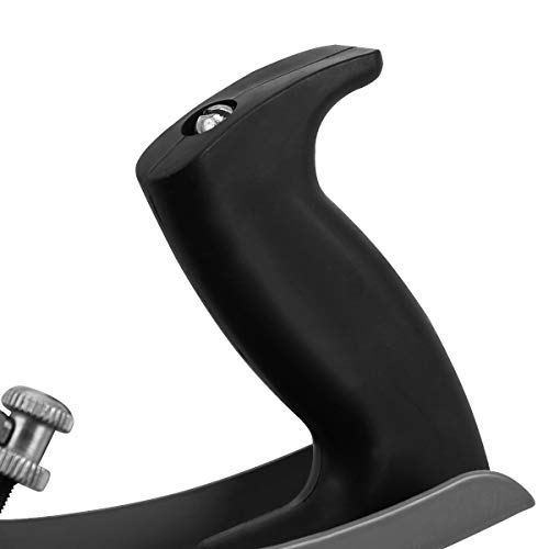 KSEIBI 311755 Durable Carbon Steel 9 1/4 inch Adjustable Smoothing Bench Plane 2-inch cutter and Shaped Plastic Handle For Comfort and Control