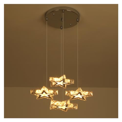 Chandelier en cristal et lampe suspendue LED pour un intérieur prestigieux