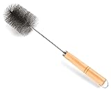 15-inch Tent Wood Burning Stove Pipe Cleaning Brush with Stainless Steel Bristles, and Chimney Cleaning Wire Brush | for All Kinds of Pipe Cleaning. (2.5IN)