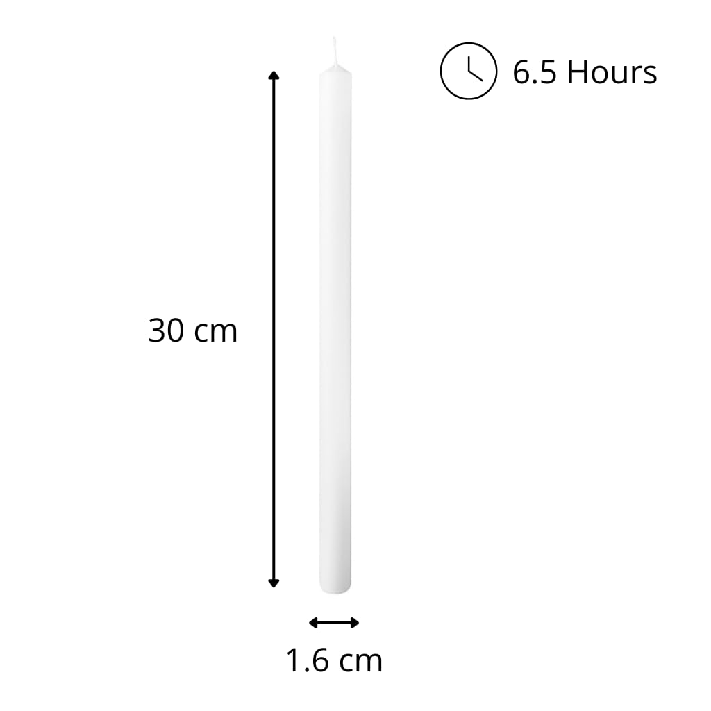 Cereria Di Giorgio - 10 Kg di Candele Votive - Circa 188 Pezzi - Diametro 1,6 cm Altezza 30 cm - Durata 6.5 ore