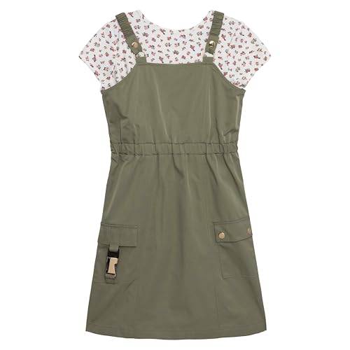 Speechless Girls' Short Sleeve Tee and Pinafore Dress2
