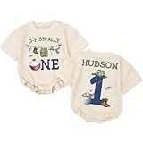 Personalized O-Fish-Ally One Fishing 1st Birthday Boy...