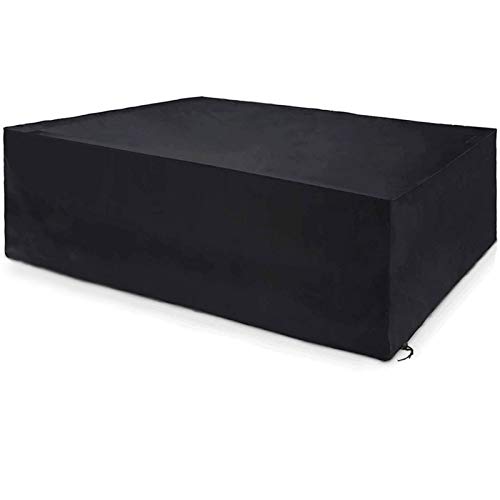 Garden Patio Furniture Cover Rectangula Square Patio Fire Pit/Table Cover, Waterproof Outdoor Furniture Cover Patio Table, And Chair Covers 420D Oxford,270 * 180 * 89Cm #TOP4