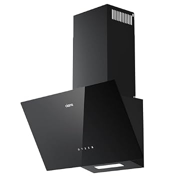CIARRA AWB6750C A++ - Cappa aspirante senza testa, 60 cm, funzionamento touch 350 m³/h CBCF002X2, filtro a carbone nero