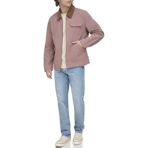 Image of Levi's Men's Workwear Cotton Canvas Corduroy Collar Depot Jacket