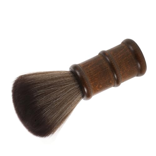Cepillo para peluquería de fibra suave que elimina residuos de cabello sin irritar el cuello