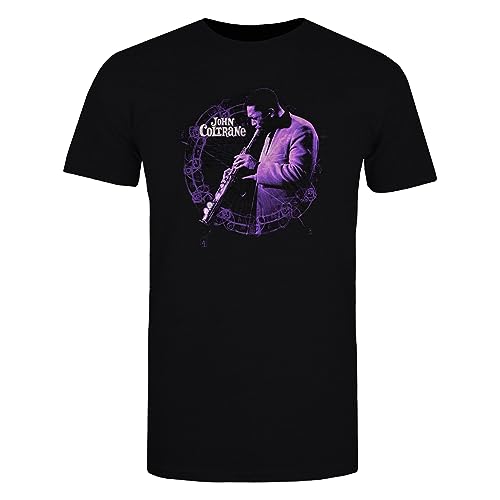 Photo de John Coltrane - T-shirt LIVE - Adulte (L) (Noir)