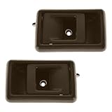 Brown Inner Interior Inside Door Handle Pair Set for Toyota Corolla Pickup Truck