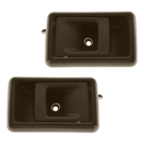 Brown Inner Interior Inside Door Handle Pair Set for Toyota Corolla Pickup Truck
