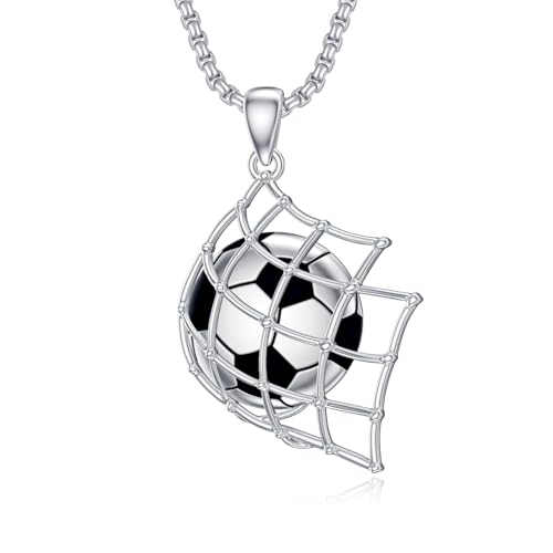 Collier soccer en argent, le cadeau idéal pour fan de football
