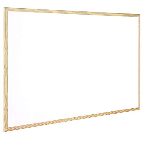 Q-Connect Wooden Frame Whiteboard 400x300mm KF03569 +FINCHLEY Pen Free