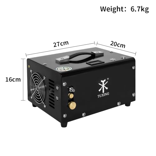 Compresseur d'air PCP pour ne plus dépendre des stations de gonflage avec filtre TUXING 4500 psi