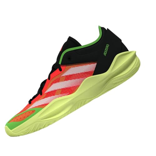 adidas Originals Unisex Adizero Select 2.0 Sneaker, Solar Red/Black/Lucid Lime, 6.5 US Men