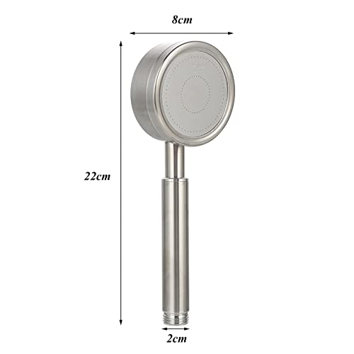 Cabezal de Ducha de Mano Alta Presión Acero Inoxidable miniatura 7