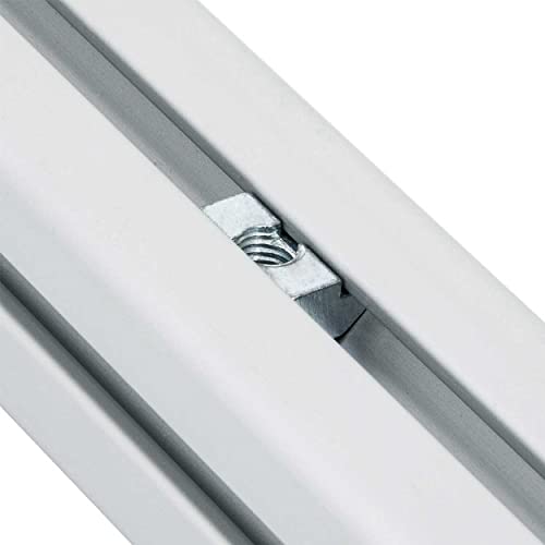 SCHMIDT systemprofile 10x Nutenstein M6 Nut 8 Stahl verzinkt Gleitmutter mit Steg schwer Aluprofil-Zubehör Befestigungsmaterial