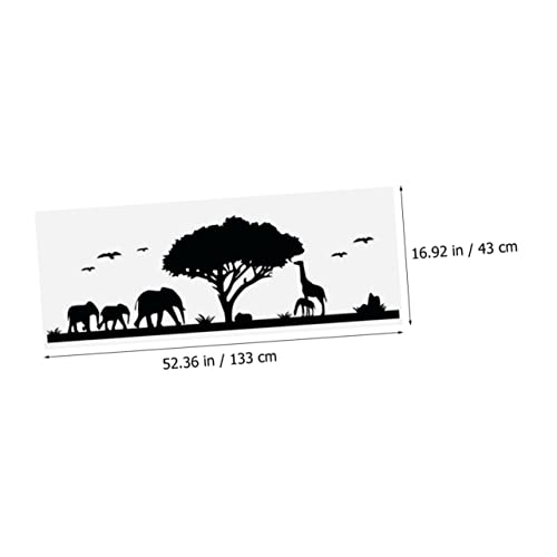 Autocollants animaux de jungle design moderne finition premium - 8