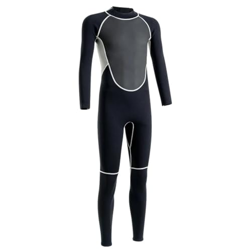 3MM chloroprene Rubber Diving Suit Men's Diving Suit Harpoon Fishing Swimsuit Snorkeling Surfing Set of Warm Swimsuits (Black,M)