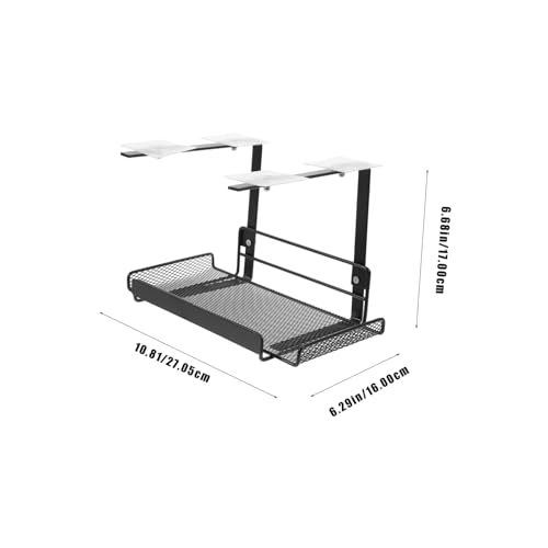 Fixation pour bureau et support de gestion pour câbles en métal robuste - 3